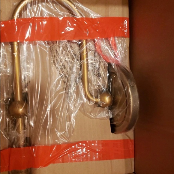 Pottery Barn Rejuvenation William Sonoma Brass Wall Sconce White Linen Shade NWT - Picture 7 of 9